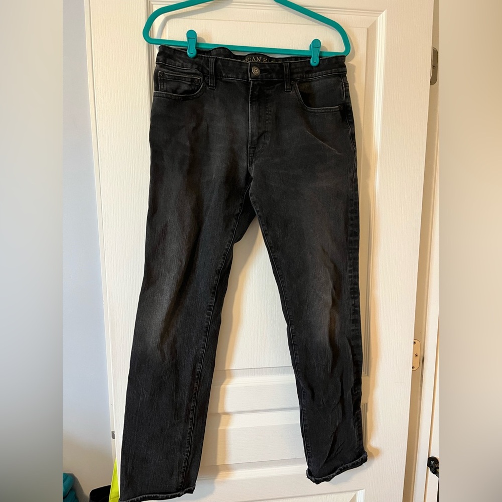 American Eagle Outfitters Men's Dark Wash Slim Jeans